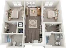 Wilmont Floor Plan at Century Bridges, Virginia