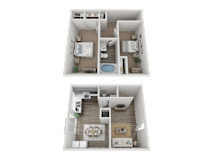 B2 Floor Plan Unit at Arbors at Smyrna in Smyrna, GA
