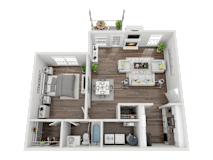 A2 Floorplan at Creekside at White Oak, Newnan, GA, 30265