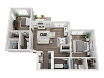 B2 Floorplan at Creekside at White Oak, Newnan