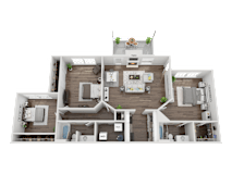 C1 Floorplan at Creekside at White Oak, Newnan, 30265