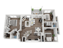 C2 Floorplan at Creekside at White Oak, Newnan, Georgia