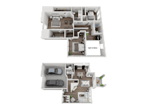 C3G Floorplan at Creekside at White Oak, Georgia, 30265
