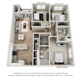 3 bed 2 bath at Henley at Mirror Lake Apartments, Georgia, 30180