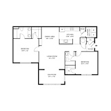 2 bed 2 bath B at Ansley Walk, Lafayette, Louisiana