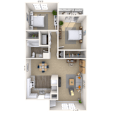 2Bed 1Bath at Lakeshore Landing Apartments, Ridgeland, 39157