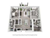 2Bed 2Bath at Capital Creek at Heritage Apartments, Wake Forest