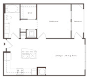 1Bed 1Bath at The Addison, Baton Rouge, LA 70836