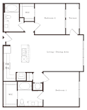 2Bed 2Bath_D at The Addison, Baton Rouge, 70836