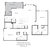 2 bed 2 bath at Estraya Westover Hills, San Antonio, Texas
