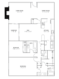 2BR 2.5BA (1900 SF) at Riverchase Landing, Hoover, AL