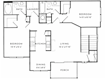 2 BD 2 BA 1250 SF at Spotswood Commons, Williamsburg
