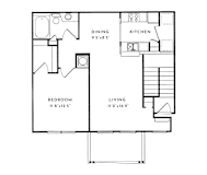 1 BD 1 BA 897 SF at Spotswood Commons, Williamsburg, VA