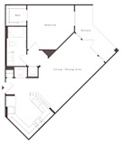 1Bed 1Bath_C at The Addison, Baton Rouge, Louisiana