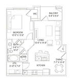 1 bed 1 bath at Robley Place, Lafayette, LA, 70503