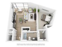 a floor plan of the villas at houston levee west apartments in cordova,