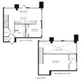 A floor plan shows a two-level home with a total area of 1,066 square feet.