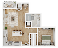 A2 Floor Plan at Lilia, Lilydale, 55118