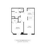 Cashmere ADA Floor Plan at The Cosmopolitan, Minnesota, 55101