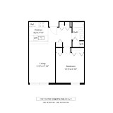Chiffon Floor Plan at The Cosmopolitan, Minnesota, 55101