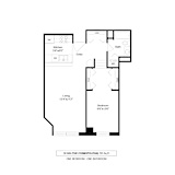 Denim Floor Plan at The Cosmopolitan, Minnesota, 55101
