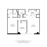 Taffeta Floor Plan at The Cosmopolitan, Minnesota, 55101
