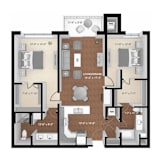 Dakota Floor Plan at Expo, Minnesota, 55414