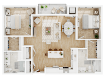 C3 Floor Plan at Lilia, Lilydale, Minnesota