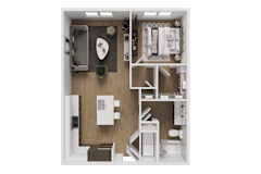 1 bed 1 bath H at ThreeTwenty at the Vybe Apartments, Kyle, 78640