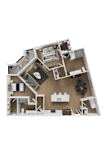 2 bed 2 bath Z at ThreeTwenty at the Vybe Apartments, Texas, 78640