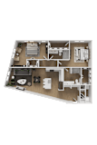 2 bed 2 bathroom B at ThreeTwenty at the Vybe Apartments, Texas