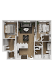2 bed 2 bath U at ThreeTwenty at the Vybe Apartments, Kyle
