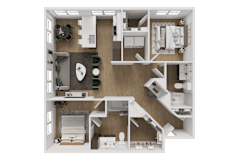 2 bed 2 bath W at ThreeTwenty at the Vybe Apartments, Kyle, 78640