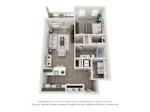 Juniper Floor Plan at Montgomery Place Apartments, Montgomery, 60538
