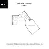 Broadway Floor Plan at Ansel, San Francisco, 94103