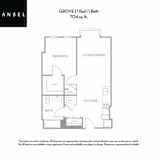Grove Floor Plan at Ansel, San Francisco, 94103