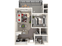 Bungalow Floor Plan at 55+ FountainGlen Temecula, Temecula