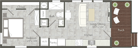 Unit A floor plan