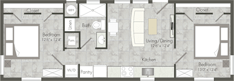 Unit B floor plan