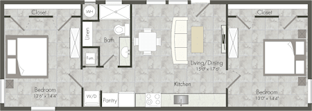 Unit C floor plan