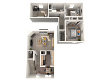 3 Bed 1.5 Bath Floorplan at Nola 624, West Covina, CA