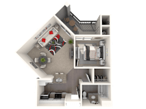 Green Floor Plan at 55+ FountainGlen Temecula, Temecula, 92591
