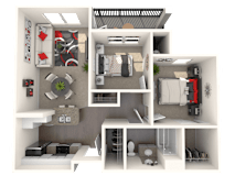 McIntosh Floor Plan at 55+ FountainGlen Temecula, California