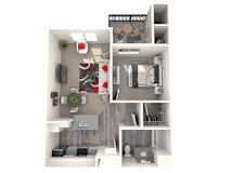 Mission Floor Plan at 55+ FountainGlen Seacliff, California