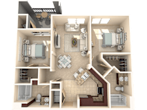 Mulberry Floor Plan at 55+ FountainGlen  Jacaranda, California