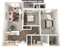 San Clemente Floor Plan at 55+ FountainGlen Stevenson Ranch, California, 91381