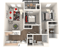 Santa Catalina Floor Plan at 55+ FountainGlen Stevenson Ranch, Stevenson Ranch, CA