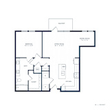 Jovie Lakeway Apartments in Lakeway, Texas One Bedroom Floor Plan
