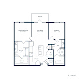 Jovie Lakeway Apartments in Lakeway, Texas Two Bedroom Floor Plan