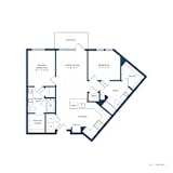 Jovie Lakeway Apartments in Lakeway, Texas Two Bedroom Floor Plan